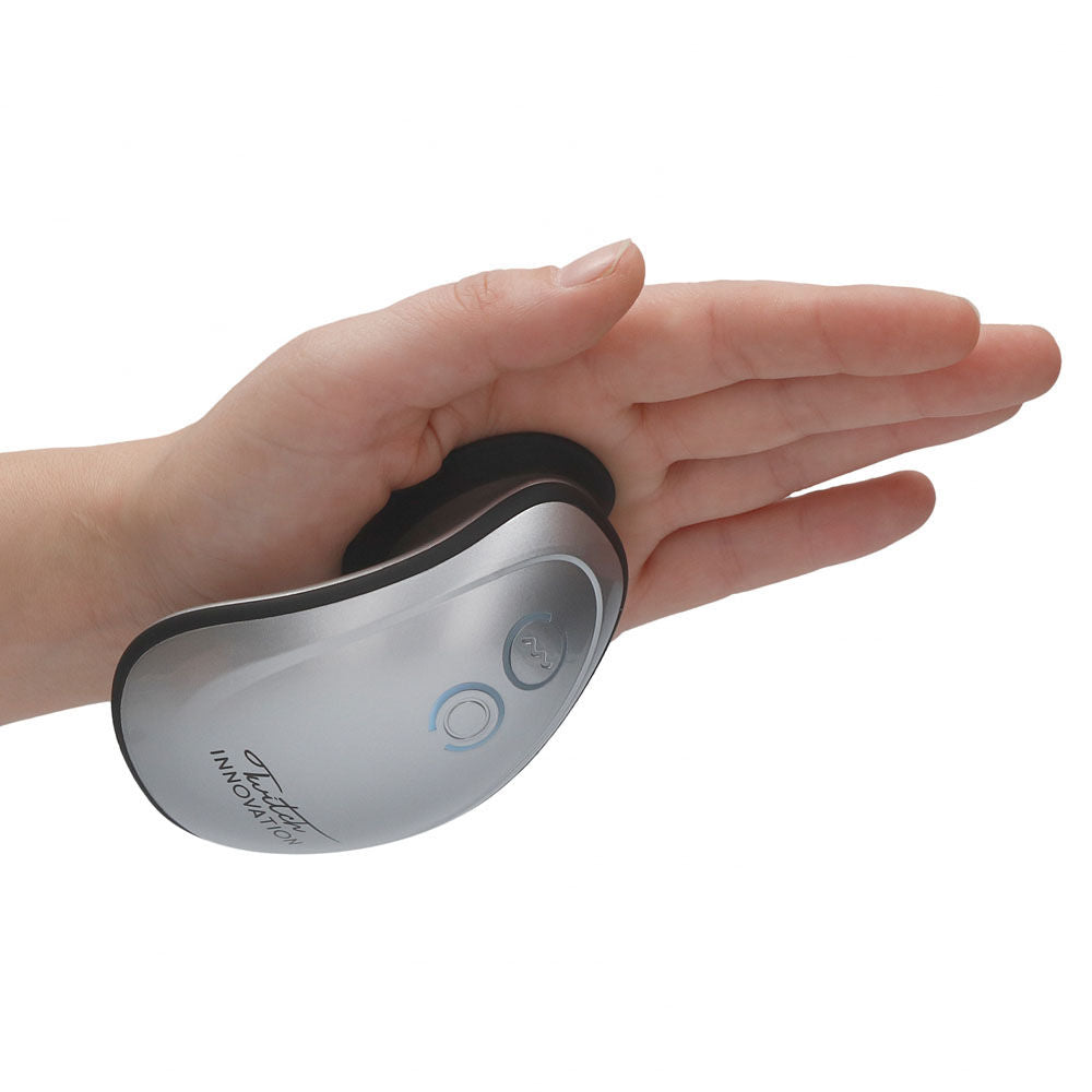 Twitch 1 - silver - clitoral stimulator silver - Product front view  | Flirtybay Adult Shop Australia Lingerie Shop